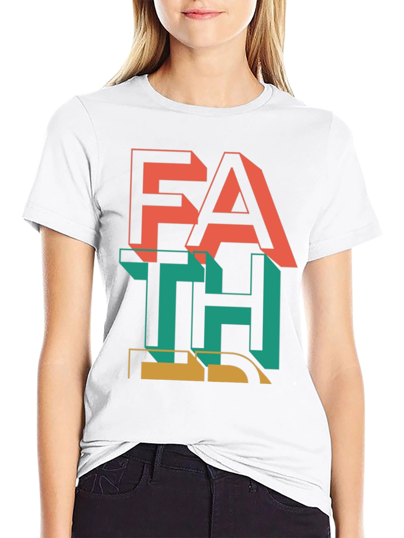 Faith Graphic Tee - Modern Streetwear Style