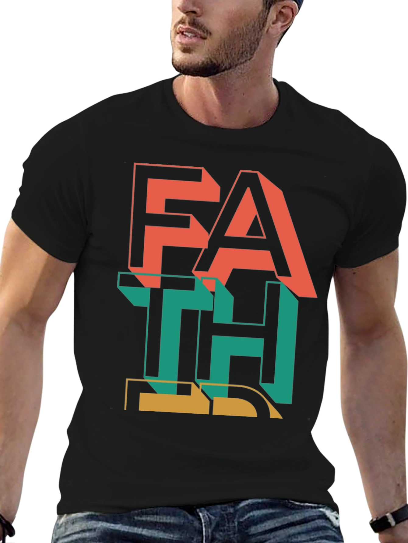 Faith Graphic Tee - Modern Streetwear Style