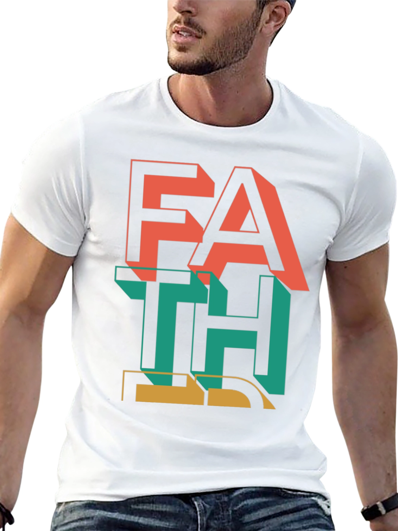 Faith Graphic Tee - Modern Streetwear Style