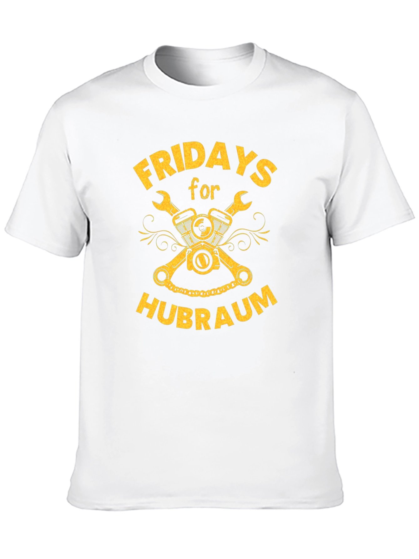 Fridays for Hubraum Black Graphic Tee