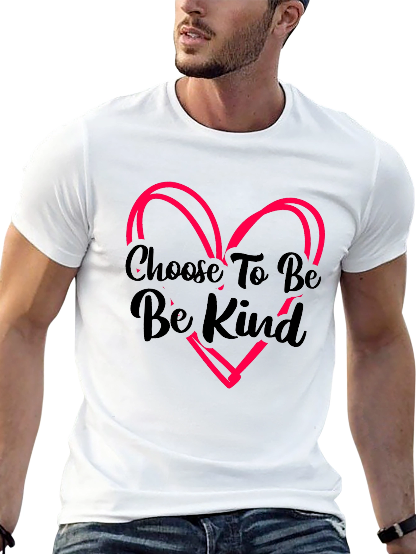 Choose To Be Kind Graphic Tee Black