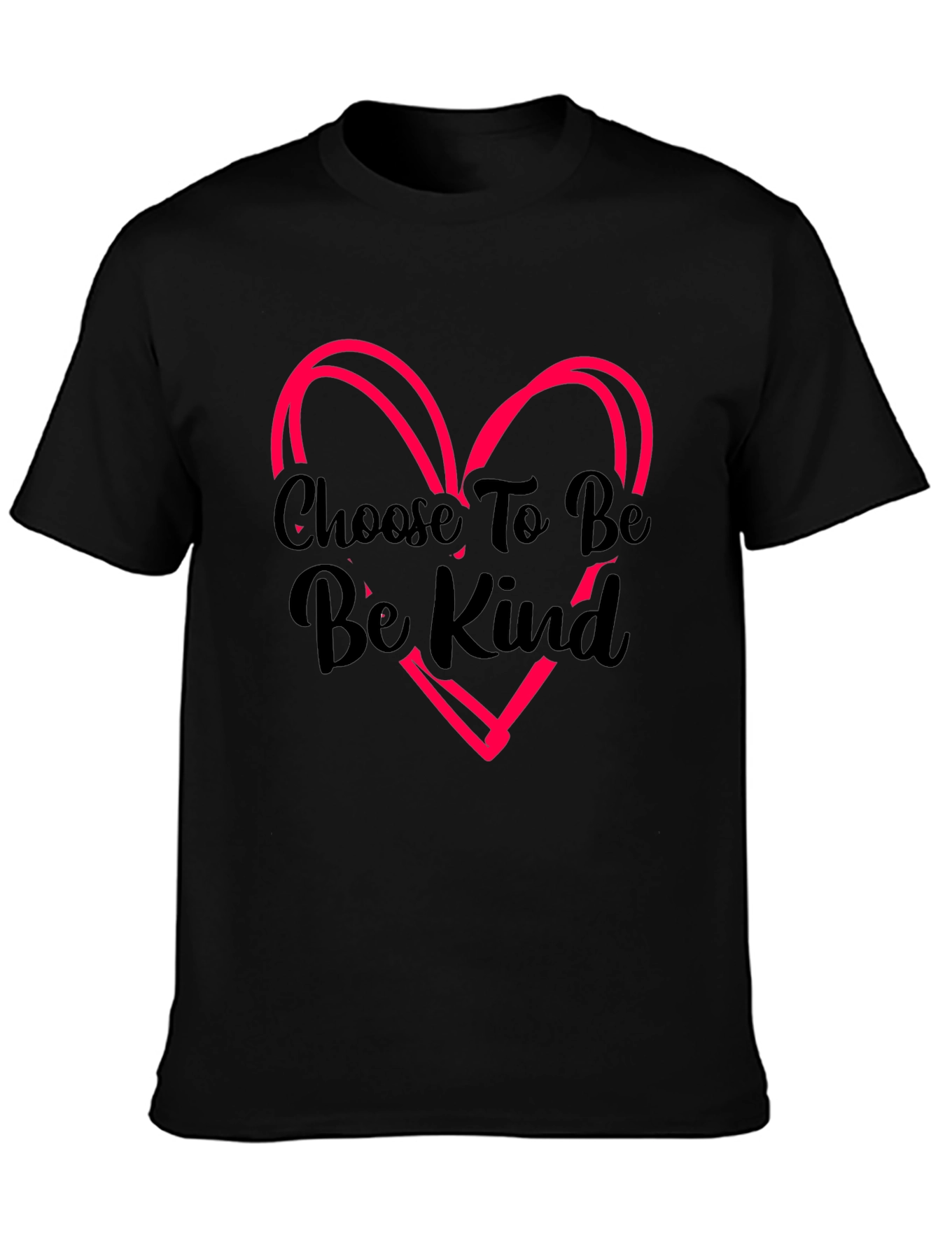 Choose To Be Kind Graphic Tee Black