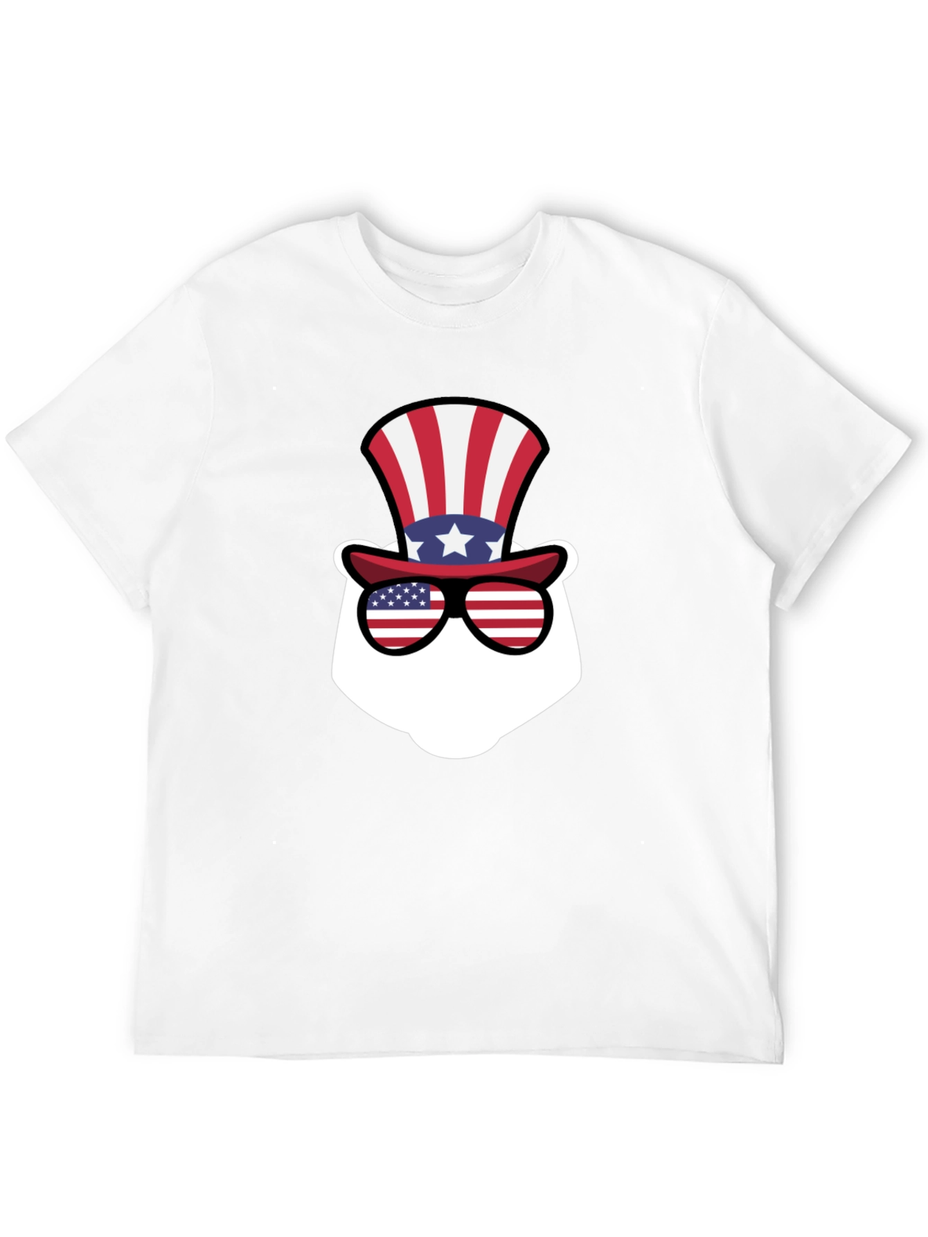 Patriotic Bear Graphic T-Shirt