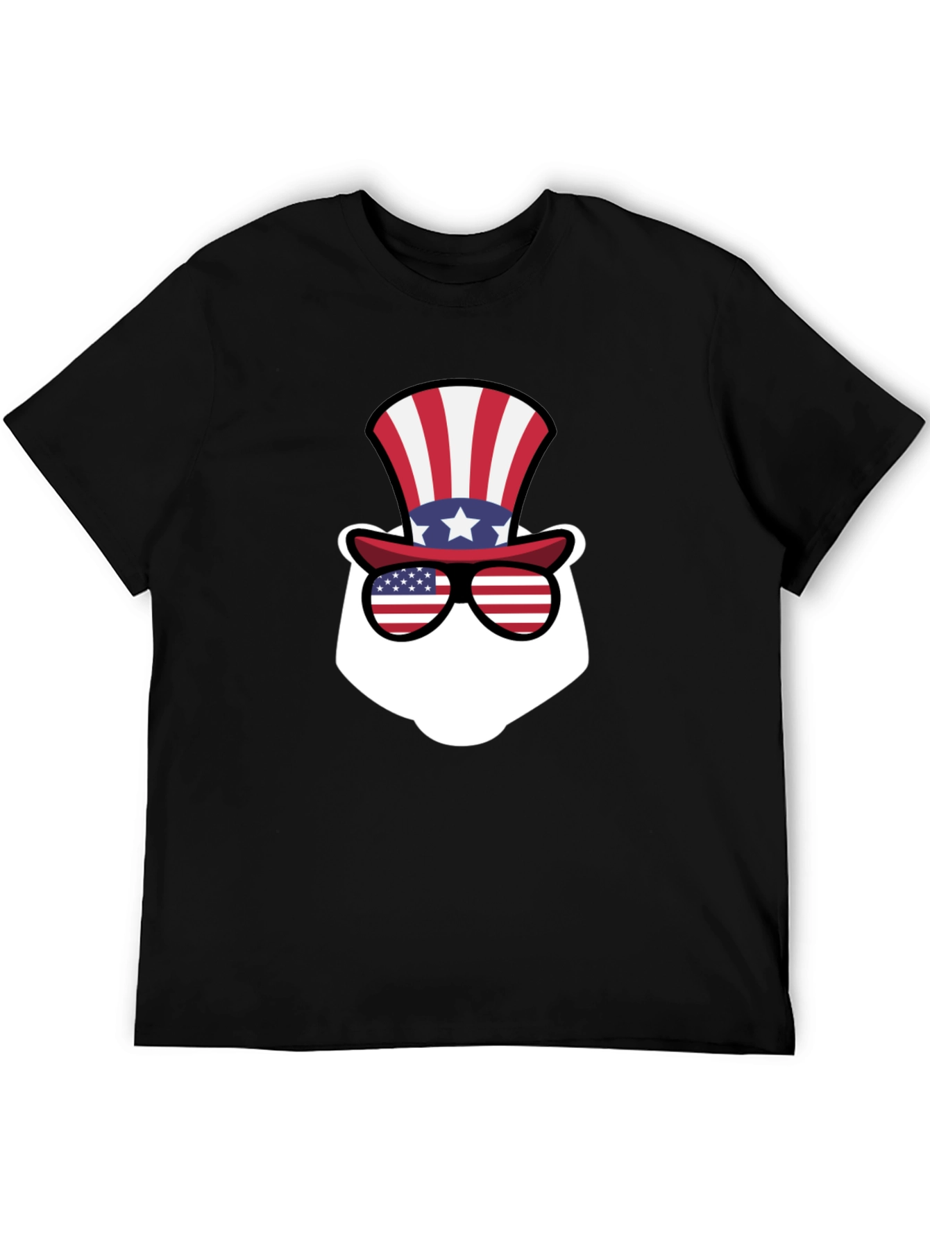 Patriotic Bear Graphic T-Shirt