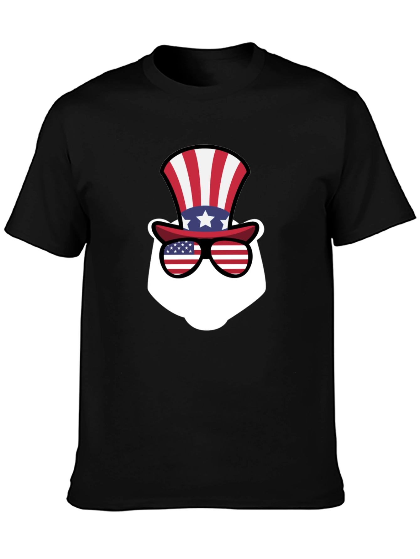 Patriotic Bear Graphic T-Shirt