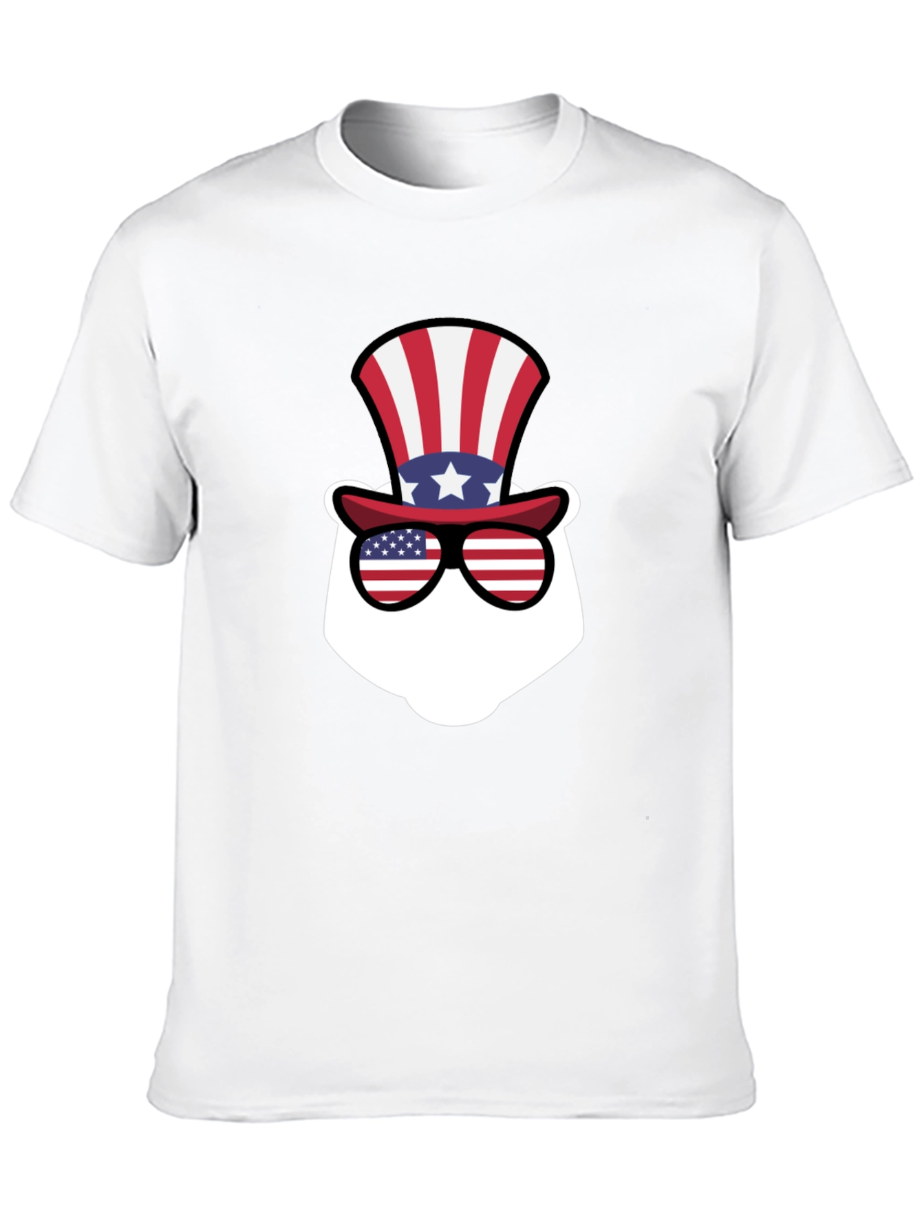 Patriotic Bear Graphic T-Shirt