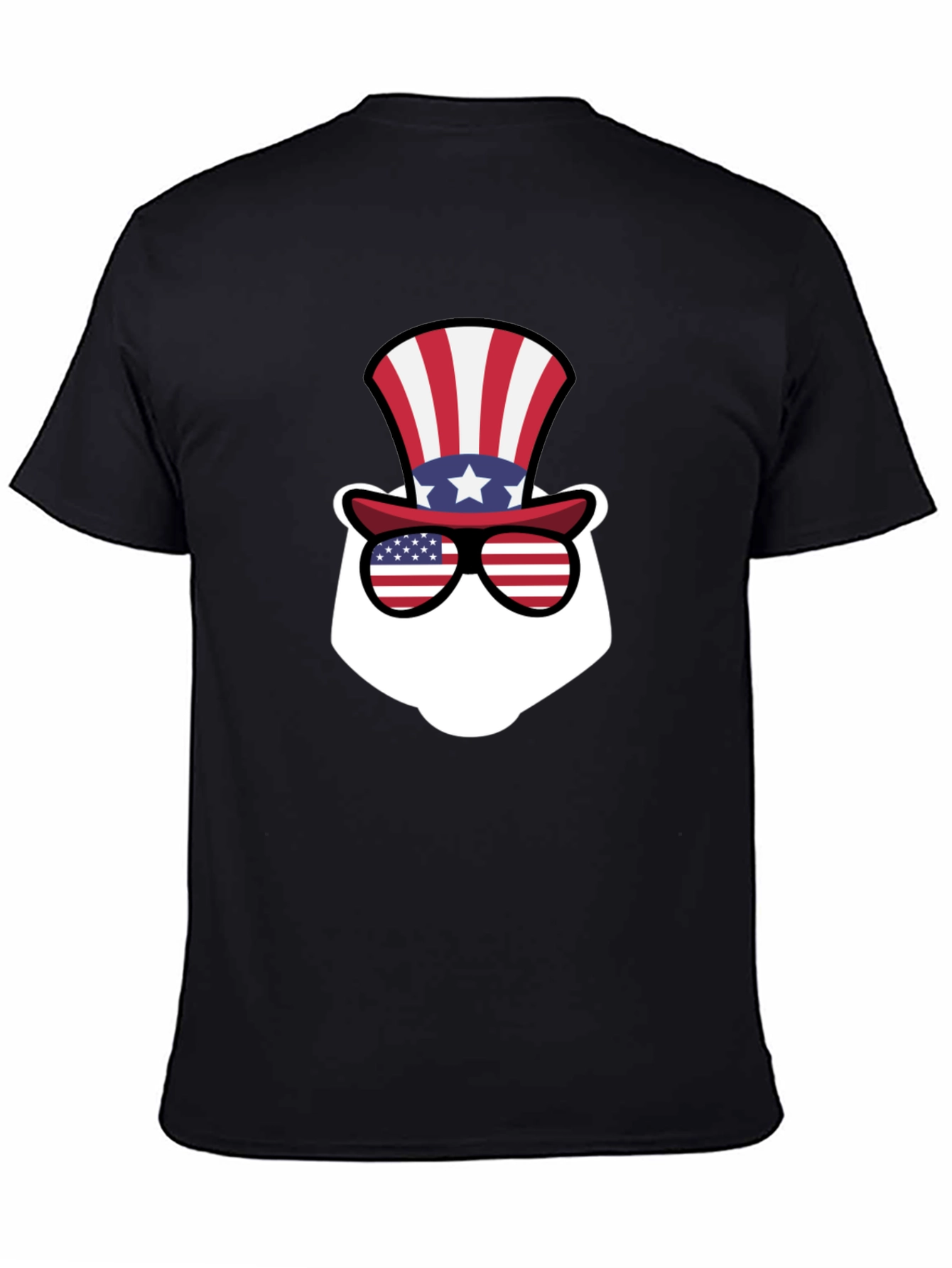Patriotic Bear Graphic T-Shirt