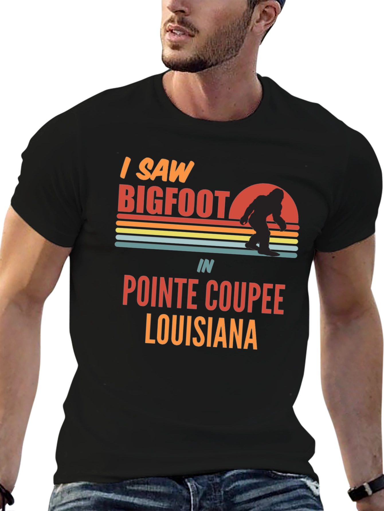 Bigfoot Pointe Coupee Louisiana T-Shirt