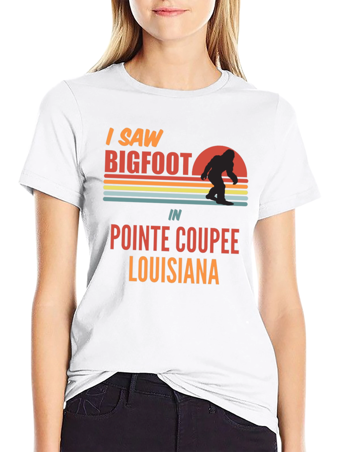 Bigfoot Pointe Coupee Louisiana T-Shirt