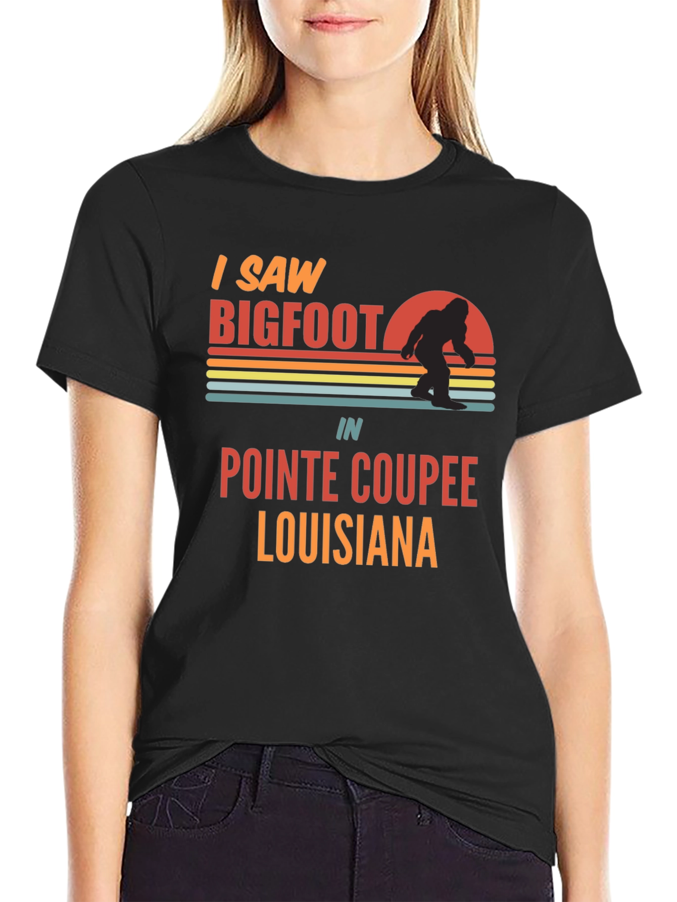 Bigfoot Pointe Coupee Louisiana T-Shirt
