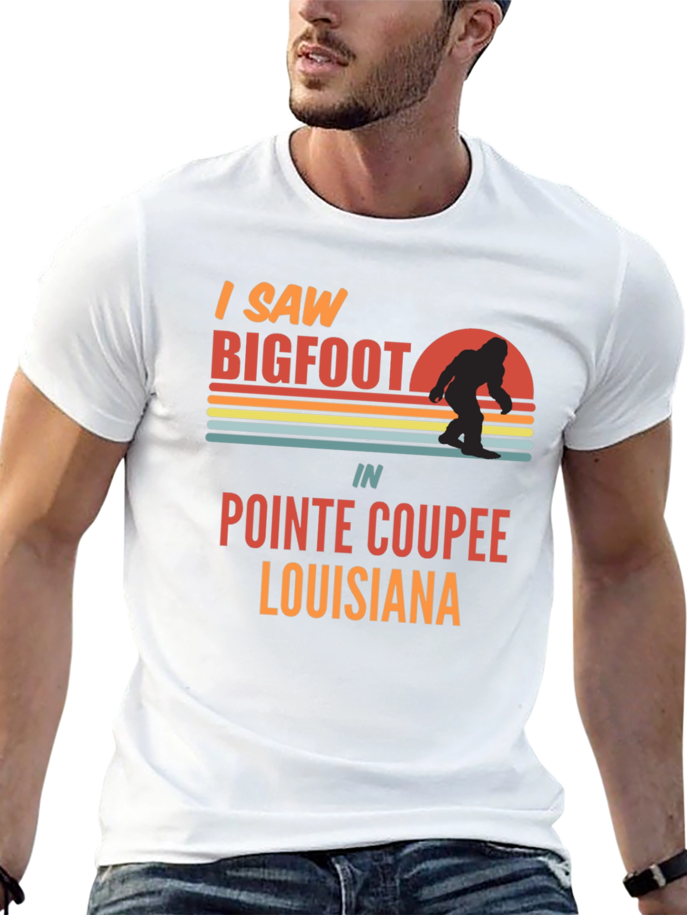 Bigfoot Pointe Coupee Louisiana T-Shirt
