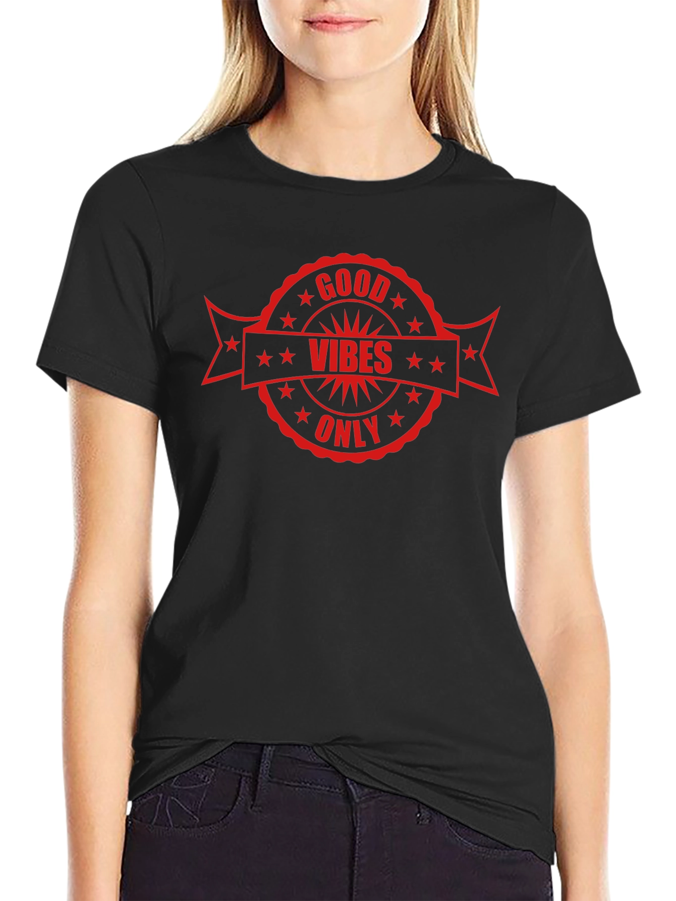 Good Vibes Only Black T-Shirt