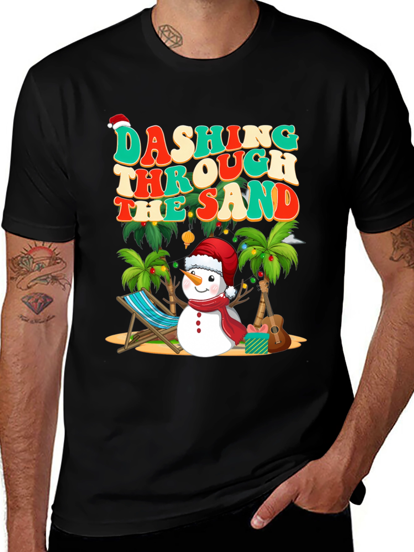 Dashing Through the Sand Graphic Tee