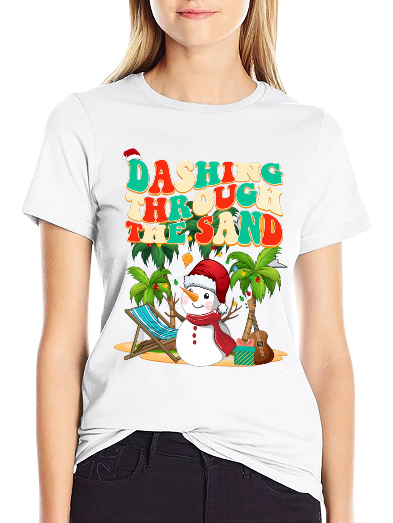 Dashing Through the Sand Graphic Tee