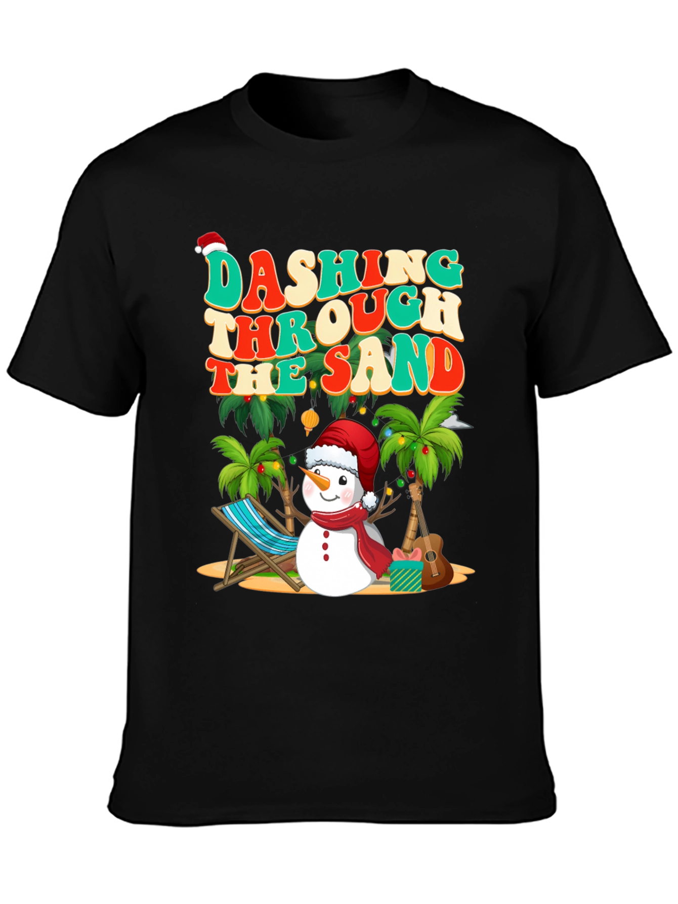 Dashing Through the Sand Graphic Tee