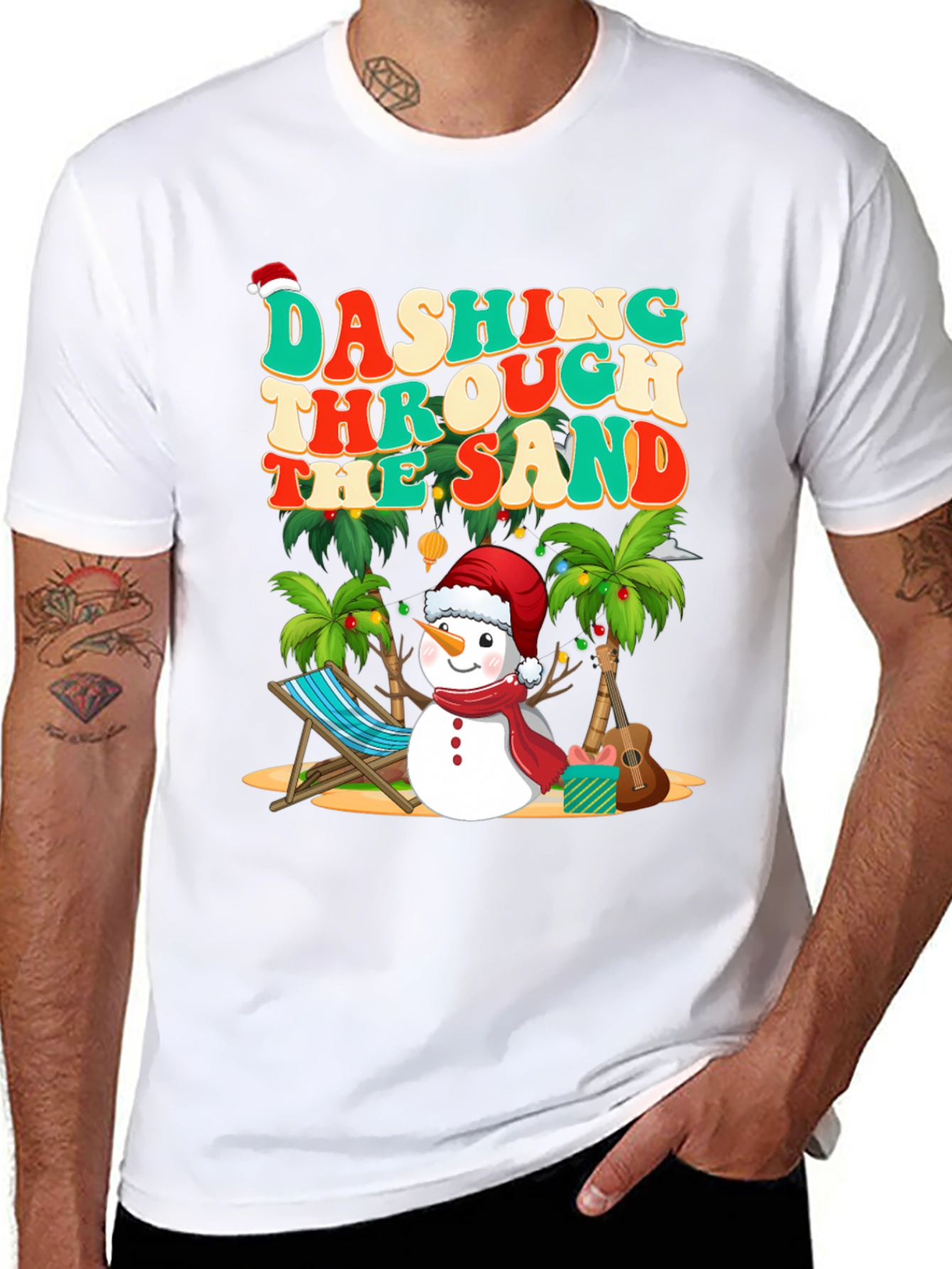 Dashing Through the Sand Graphic Tee