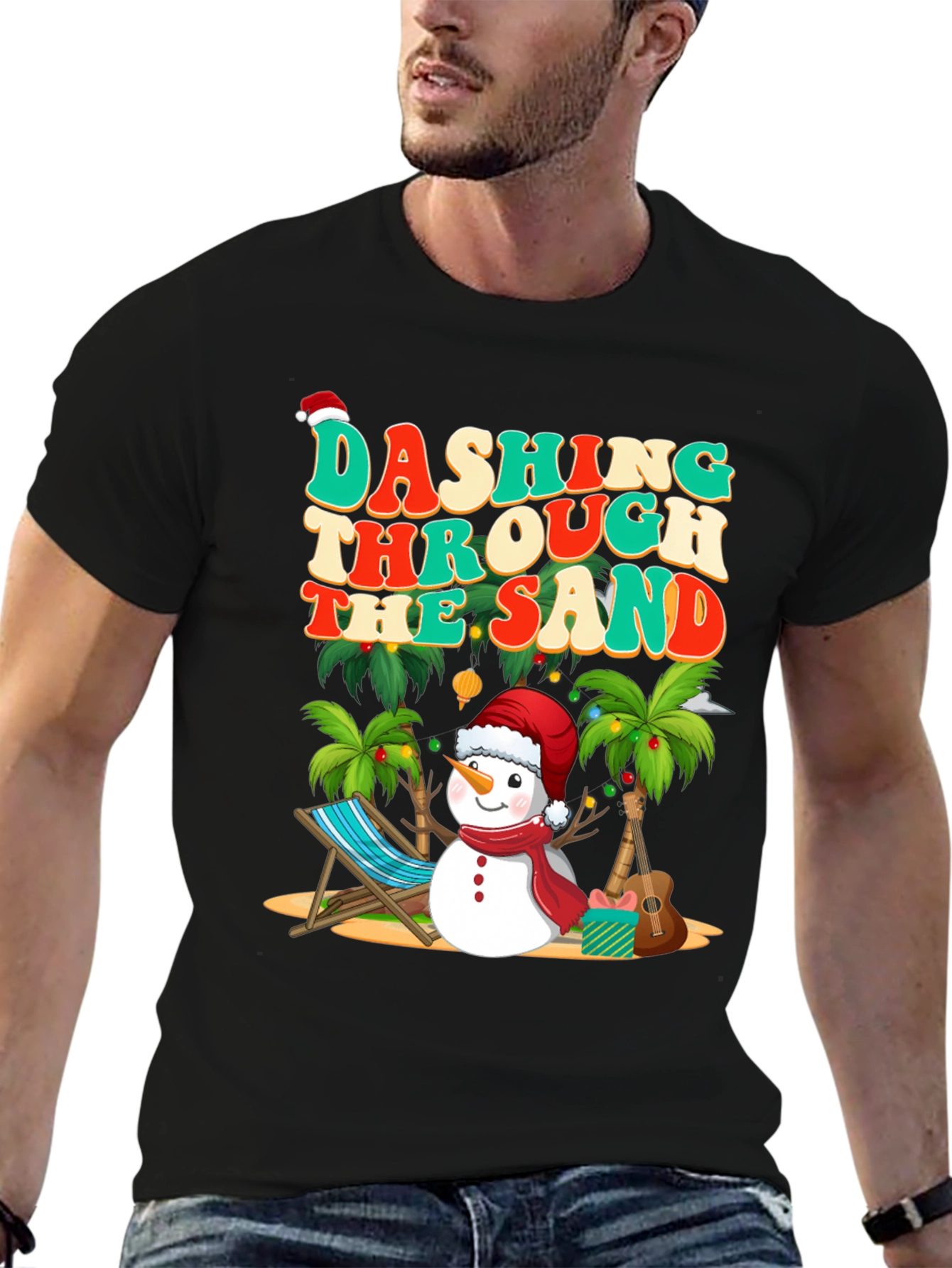 Dashing Through the Sand Graphic Tee