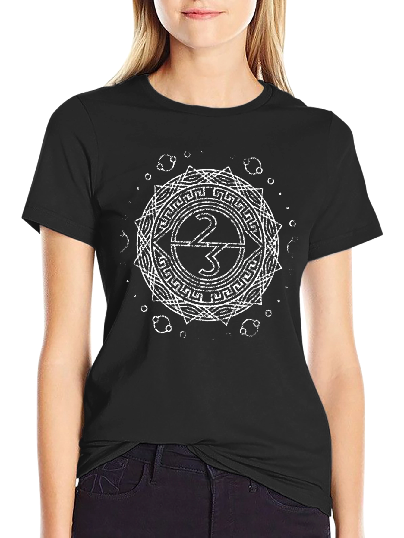 Geometric 23 Graphic Tee - Modern Casual