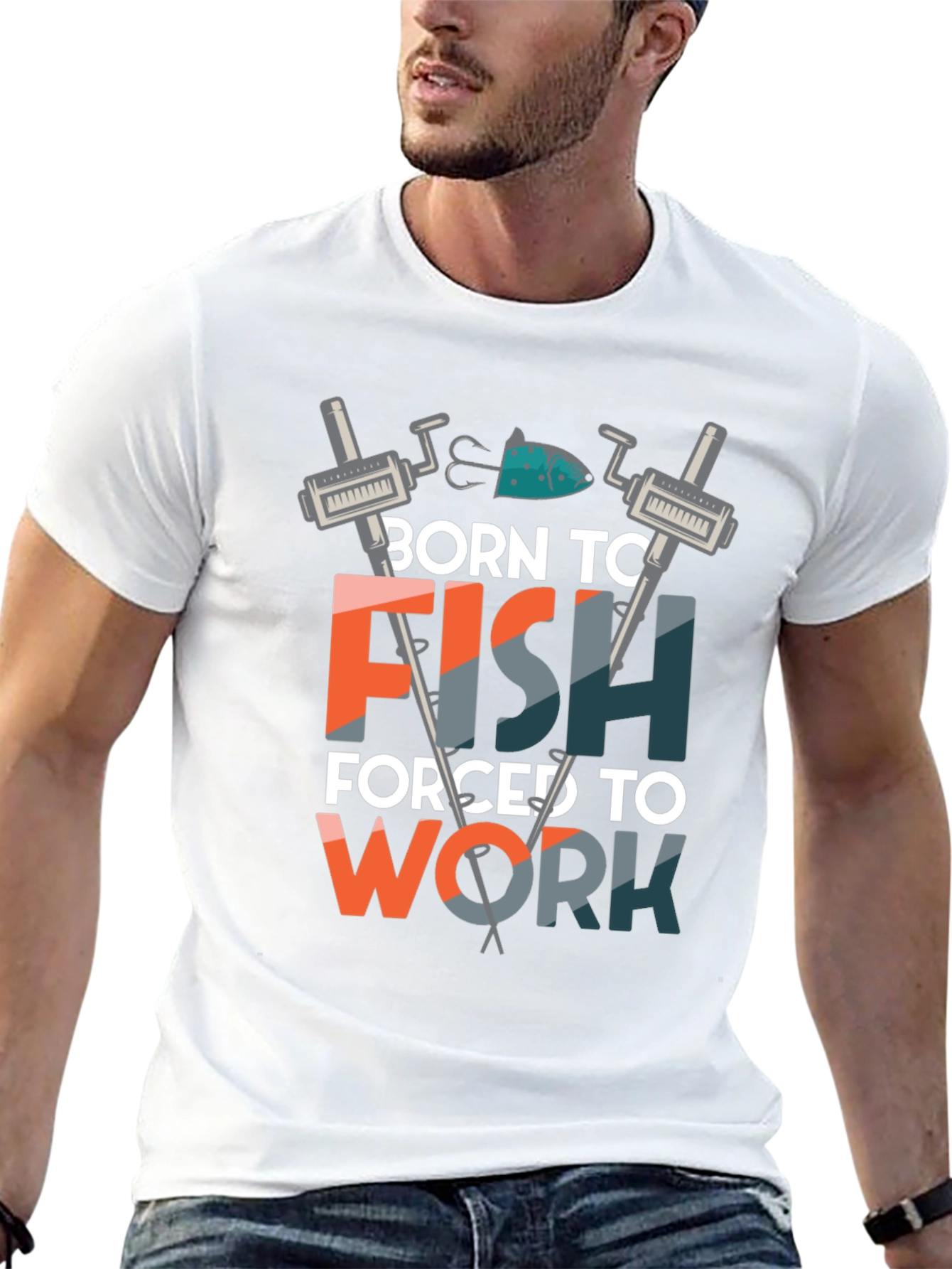 Born to Fish T-Shirt - Fishing Lover Gift