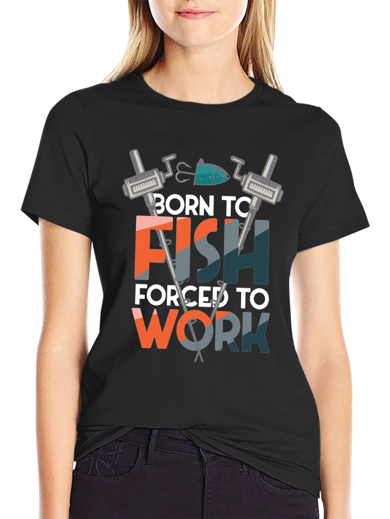 Born to Fish T-Shirt - Fishing Lover Gift