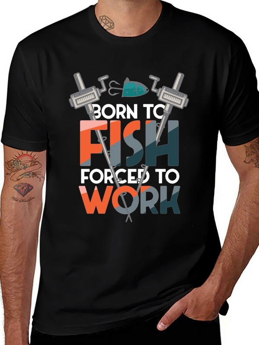Born to Fish T-Shirt - Fishing Lover Gift