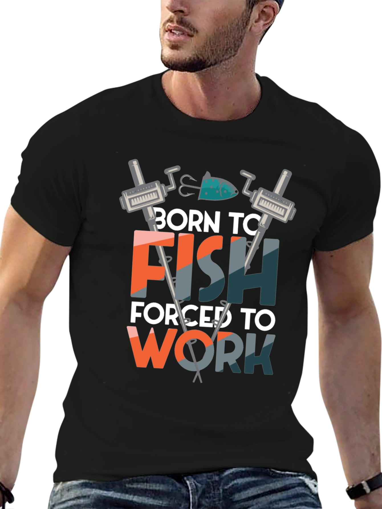 Born to Fish T-Shirt - Fishing Lover Gift