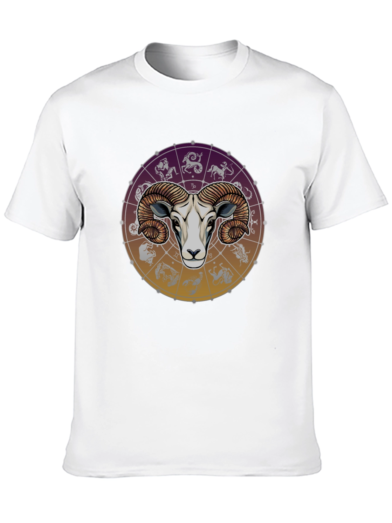 Aries Zodiac Graphic Tee - Ram Horoscope Shirt