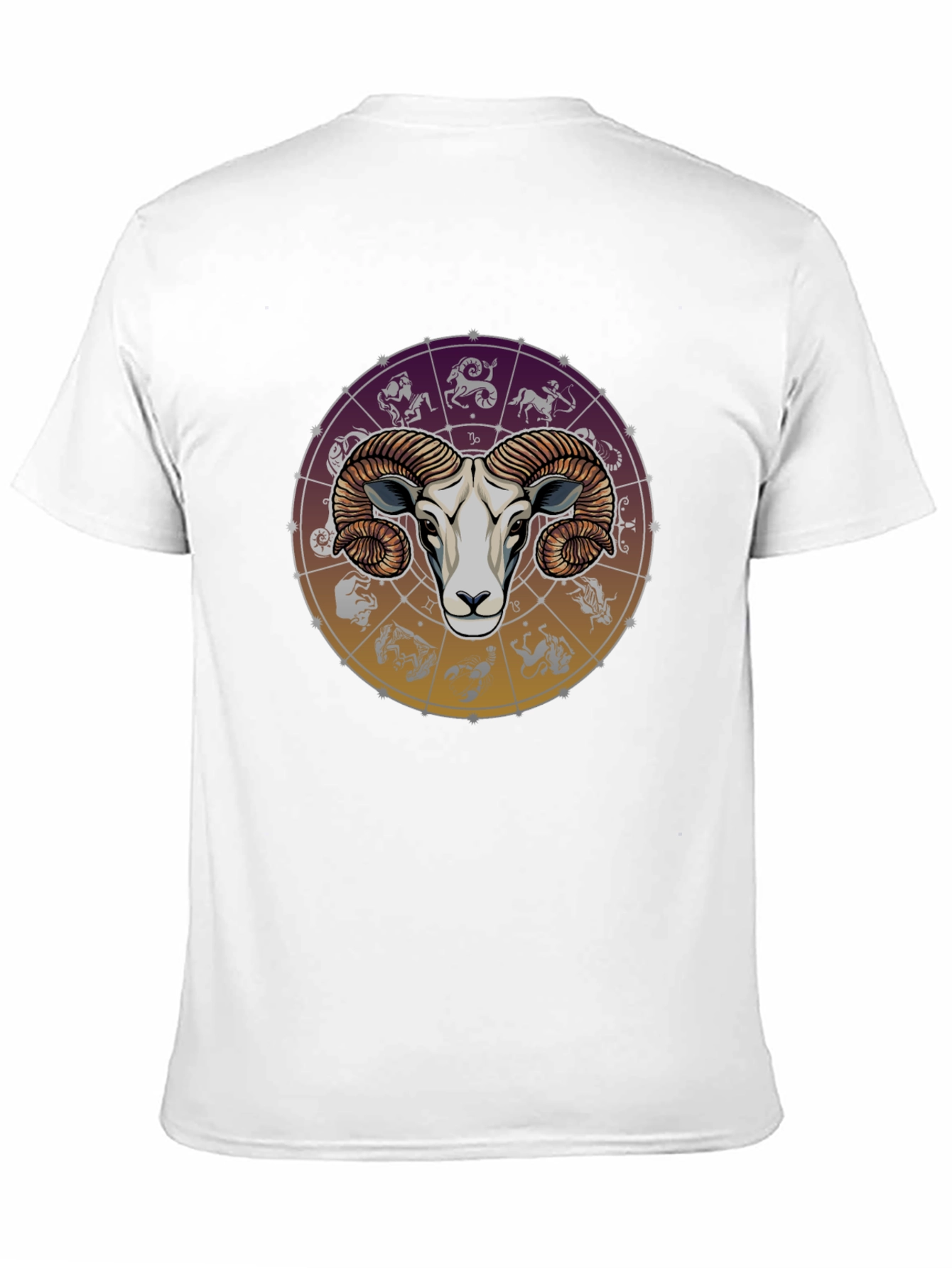 Aries Zodiac Graphic Tee - Ram Horoscope Shirt