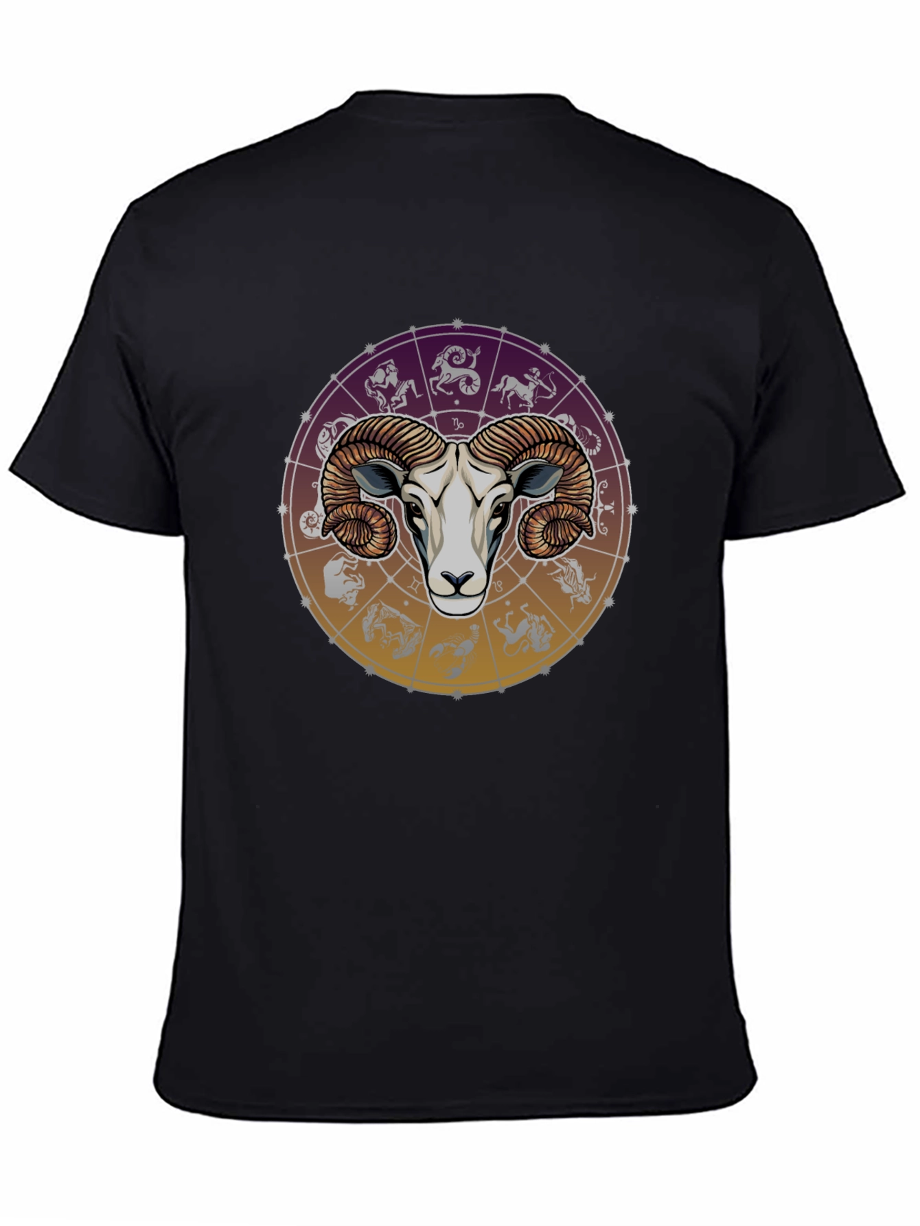 Aries Zodiac Graphic Tee - Ram Horoscope Shirt