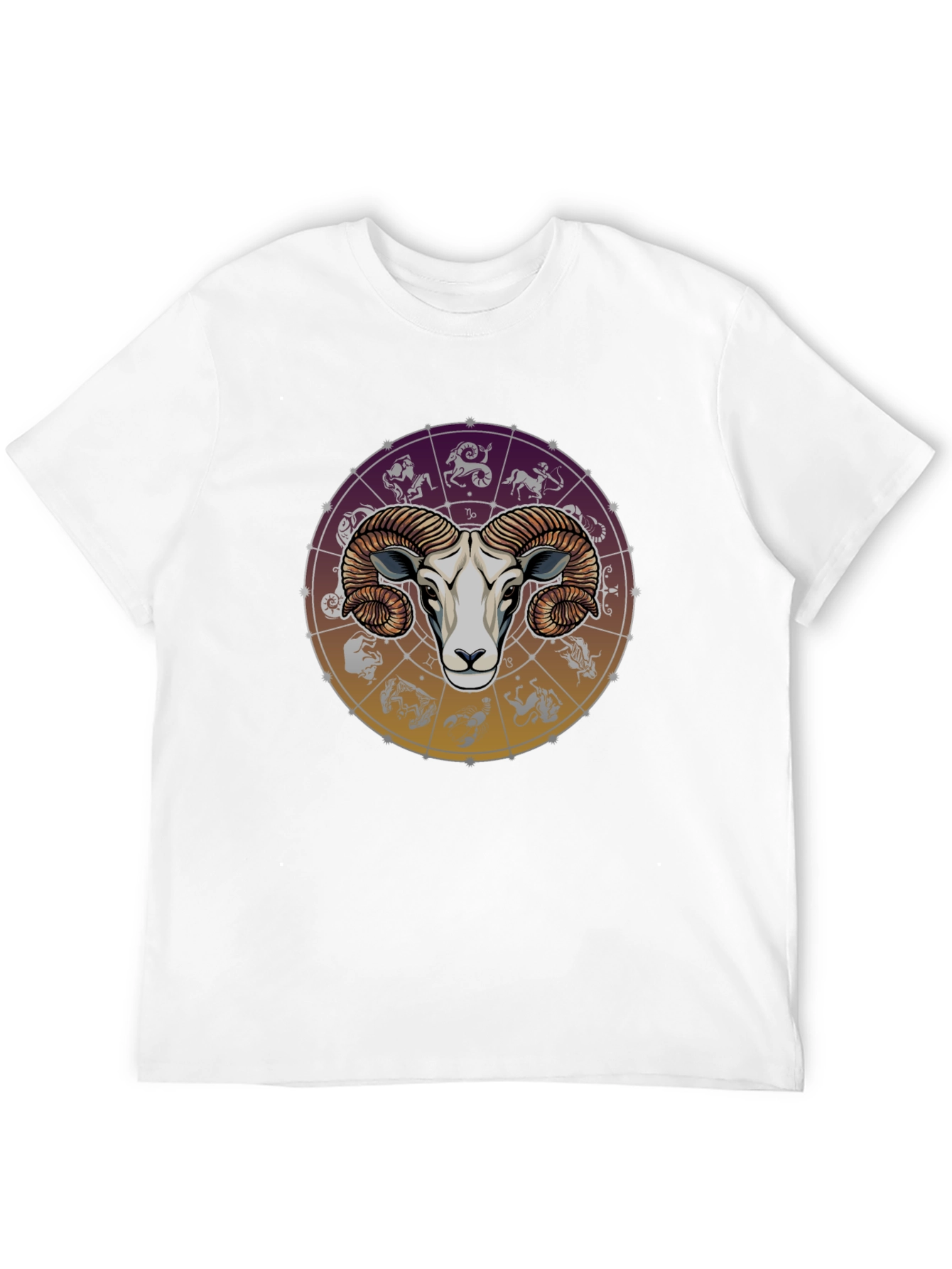 Aries Zodiac Graphic Tee - Ram Horoscope Shirt