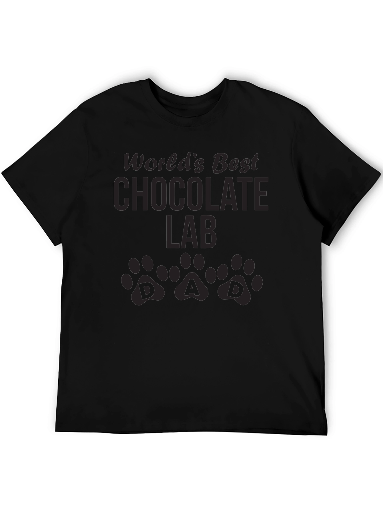 Worlds Best Chocolate Lab Dad T-Shirt