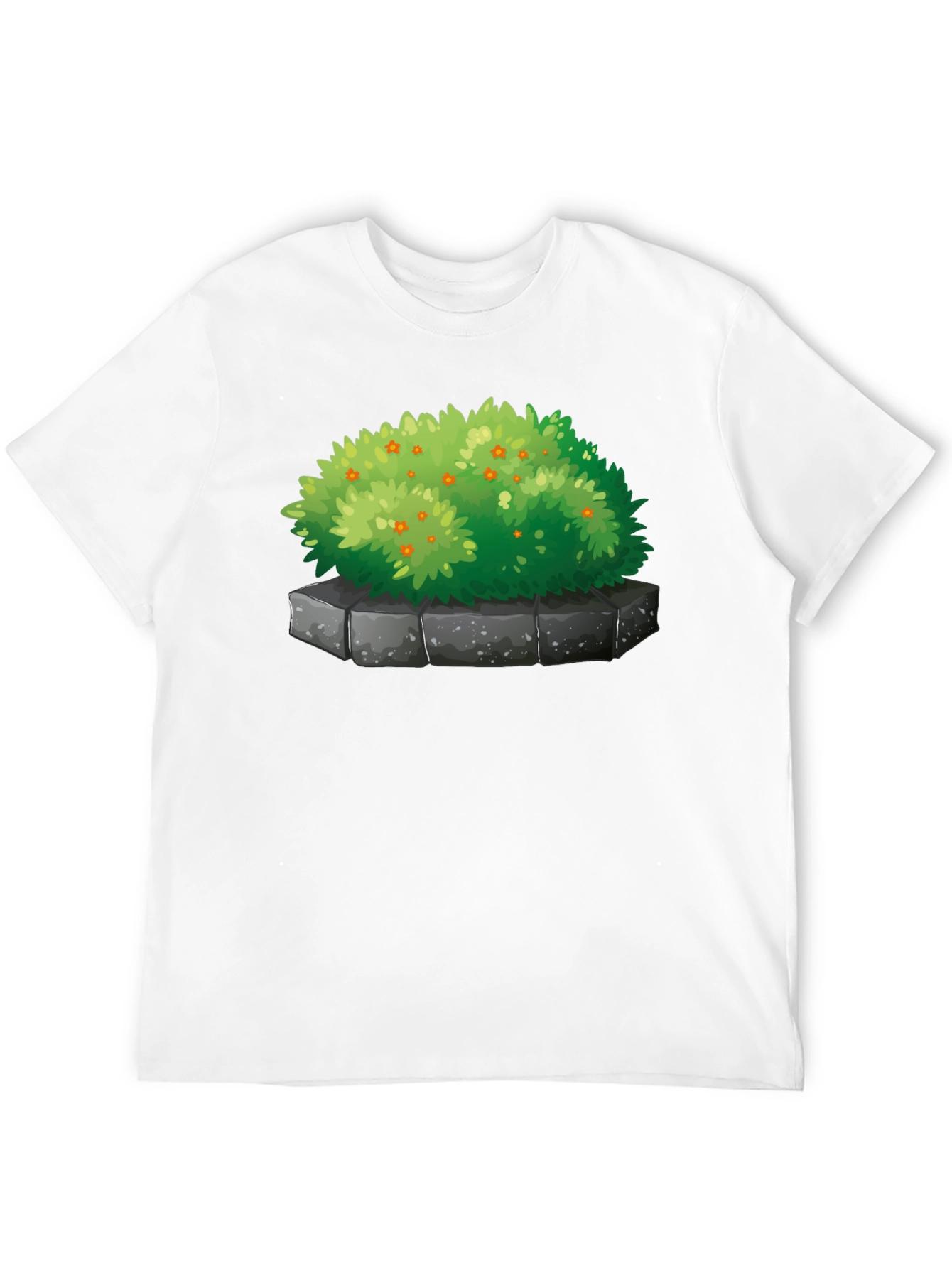 Bush Graphic Tee - Black Cotton Blend T-Shirt