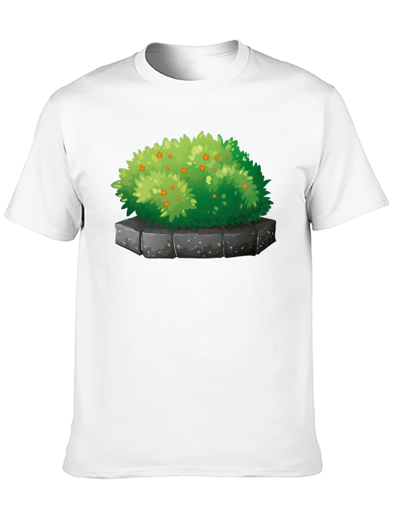Bush Graphic Tee - Black Cotton Blend T-Shirt