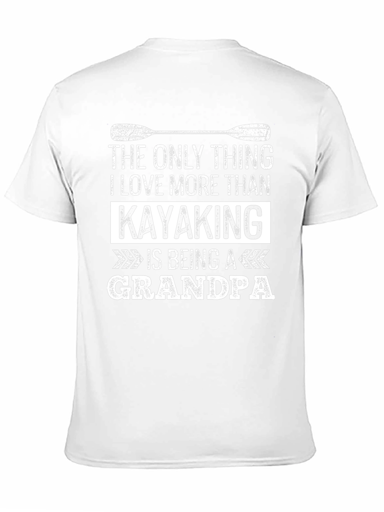 Kayaking Grandpa Graphic Tee - Black