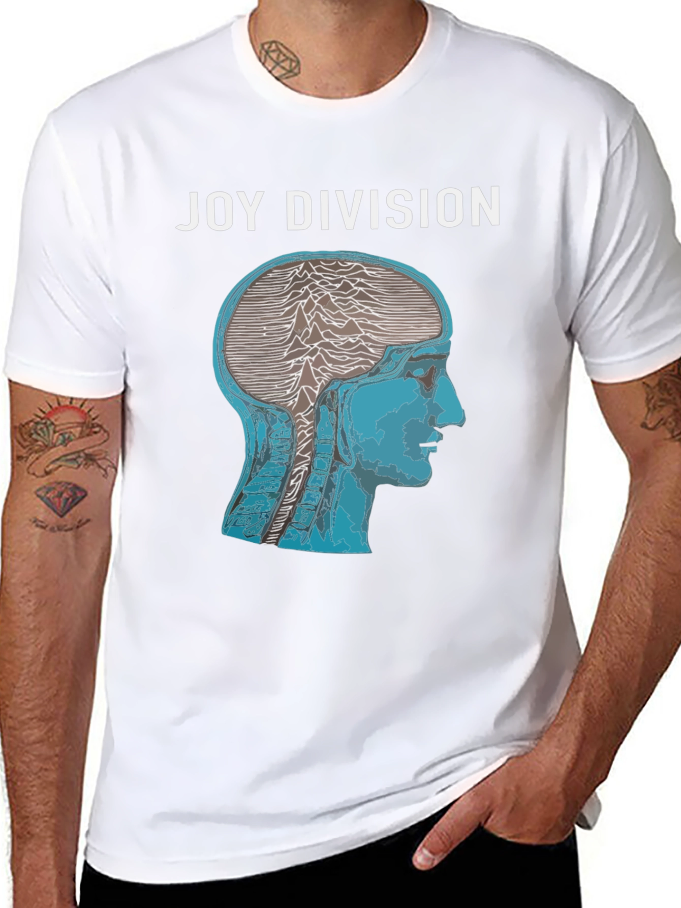 Joy Division Human Brain Graphic T-Shirt