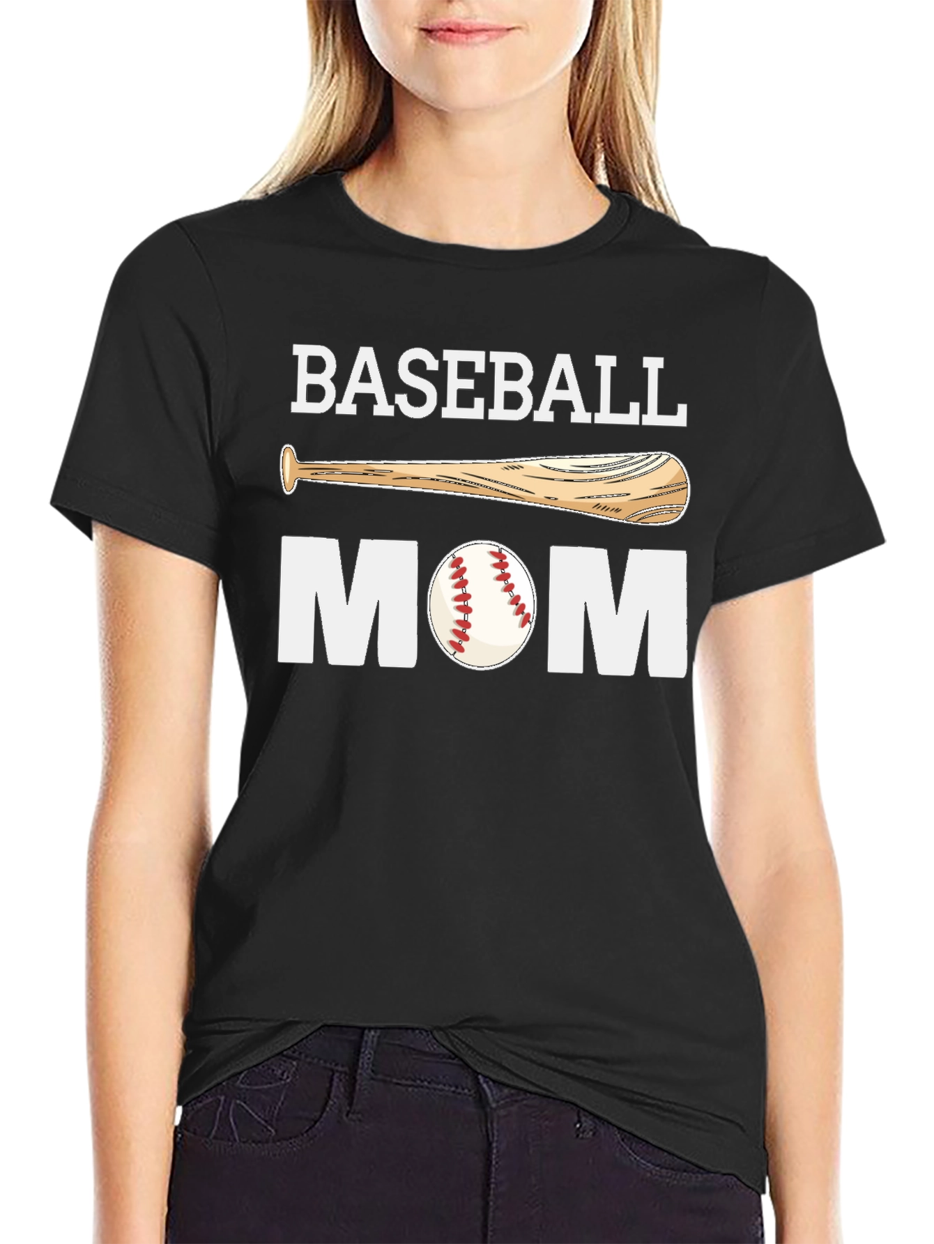 Baseball Mom Graphic Tee
