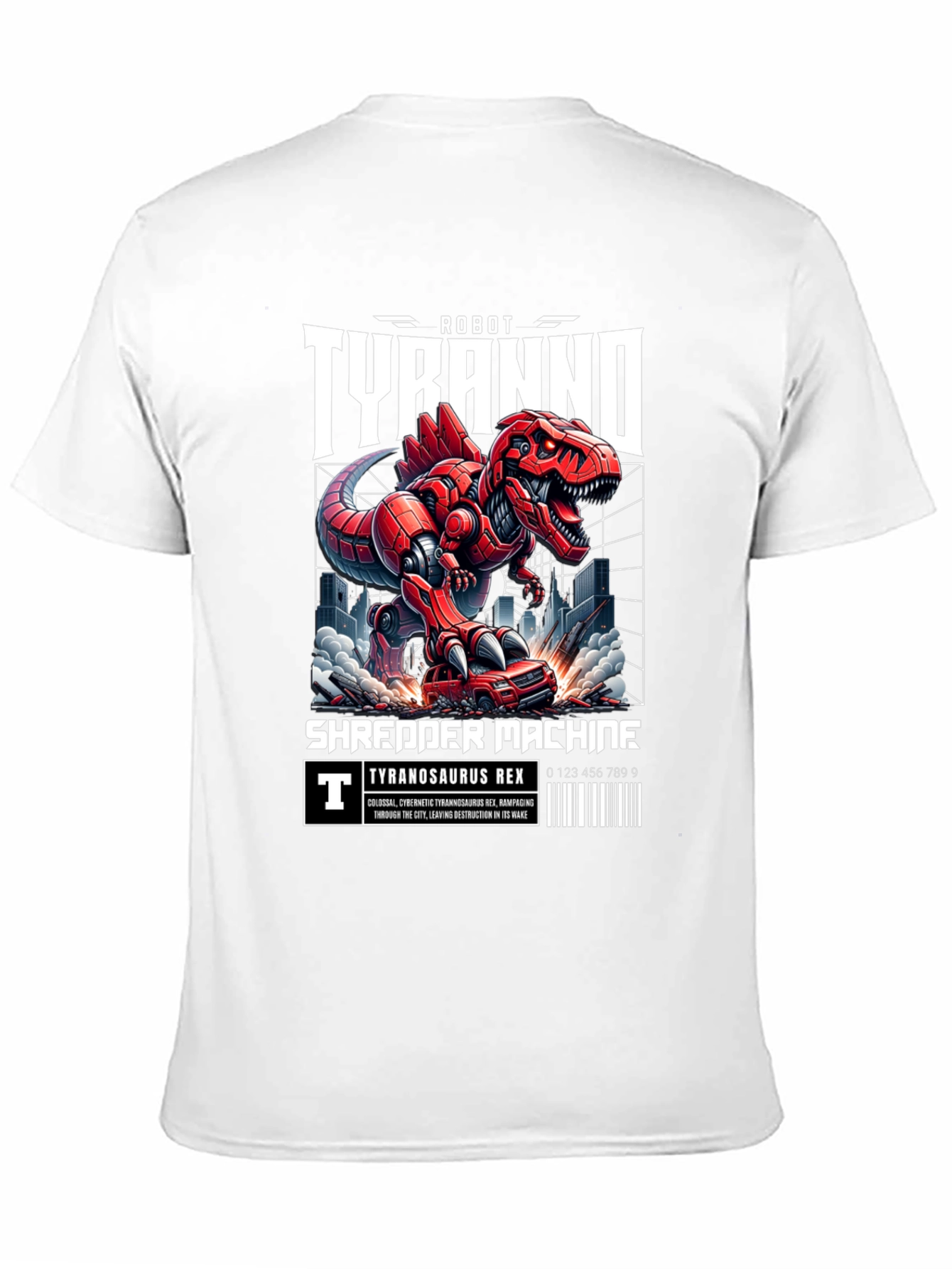 Robot Tyranno Shredder Machine T-Shirt