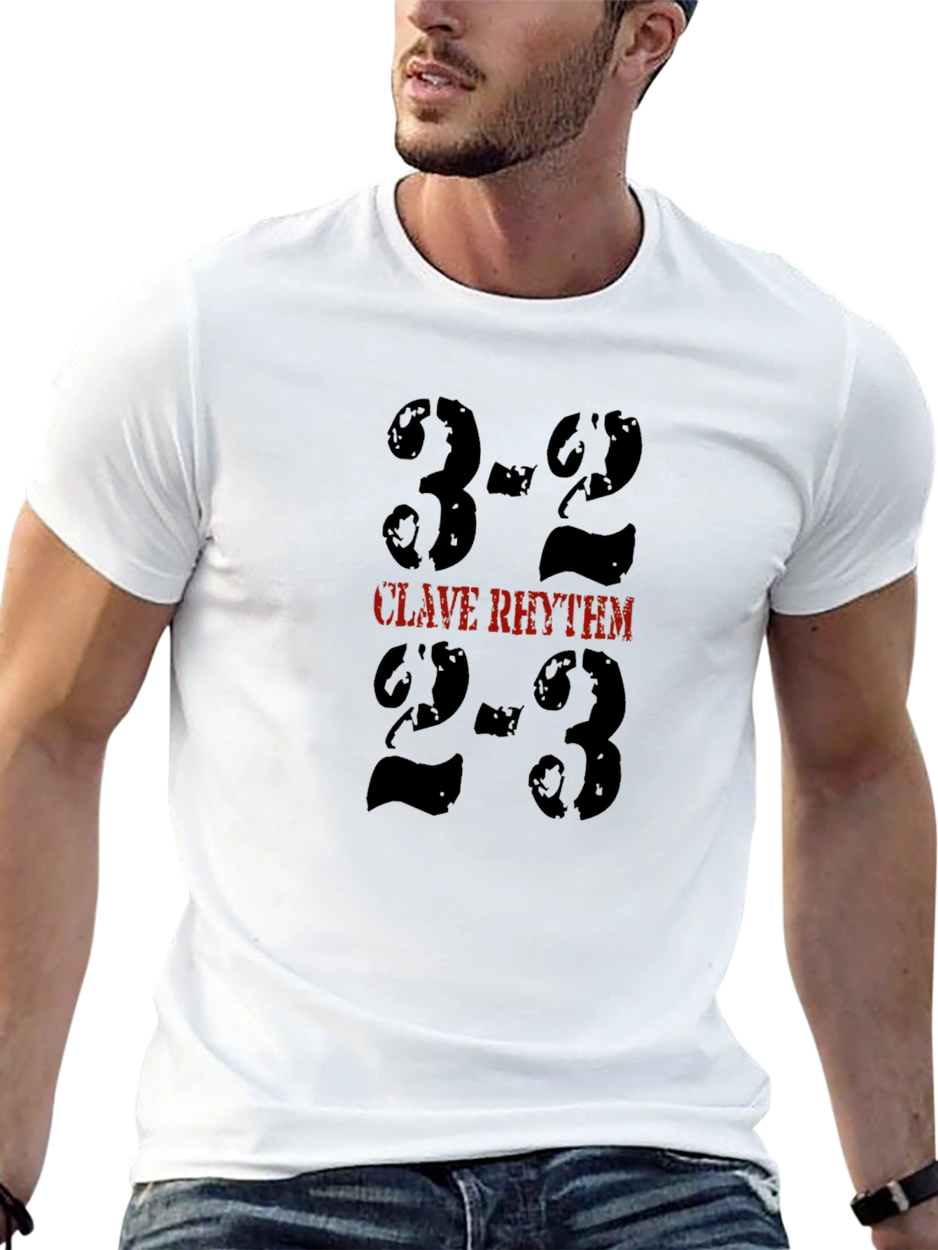 Clave Rhythm T-Shirt - Music Inspired Tee