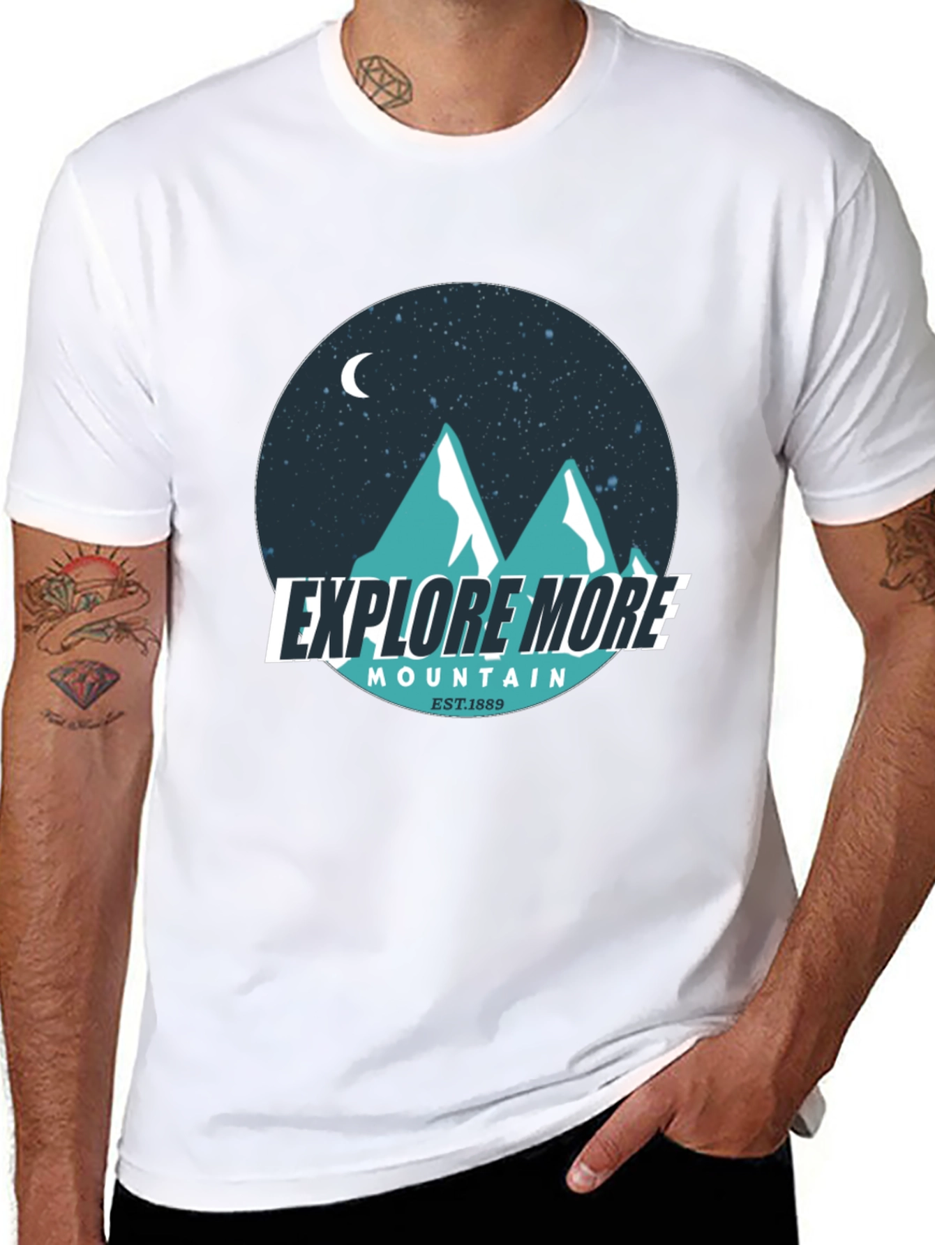 Explore More Mountain Graphic T-Shirt