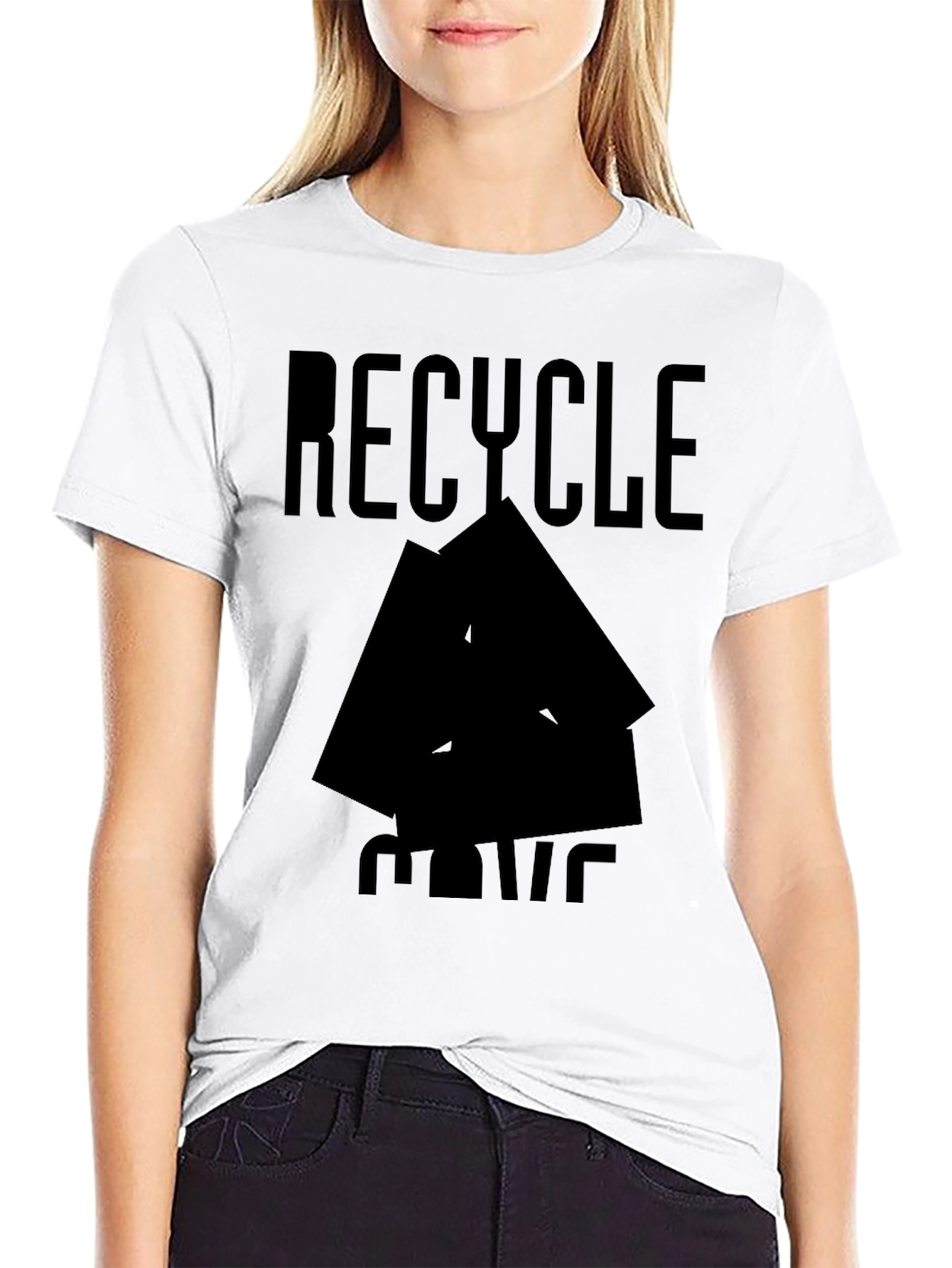 Recycle Graphic T-Shirt - Eco-Friendly Design