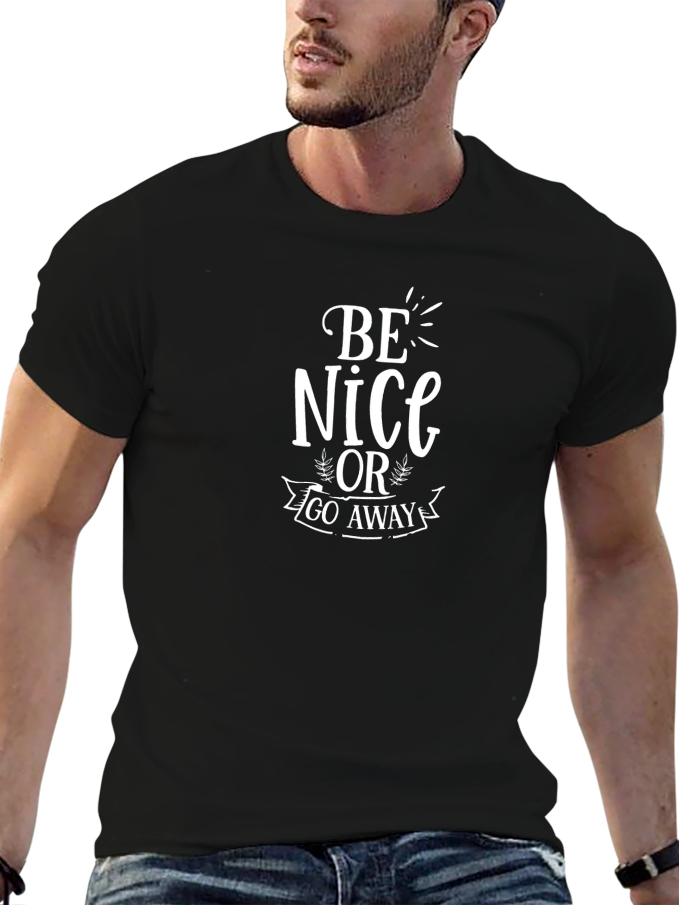 Be Nice or Go Away Graphic Tee