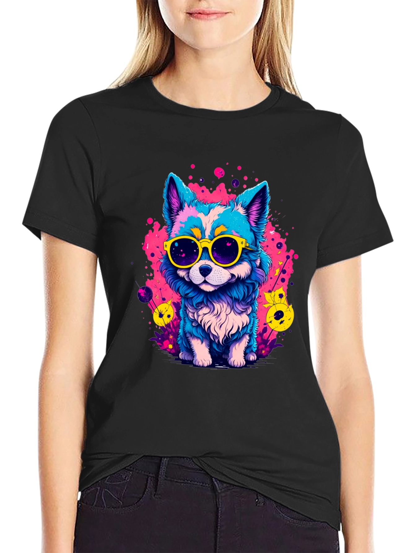 Cool Cartoon Dog T-Shirt