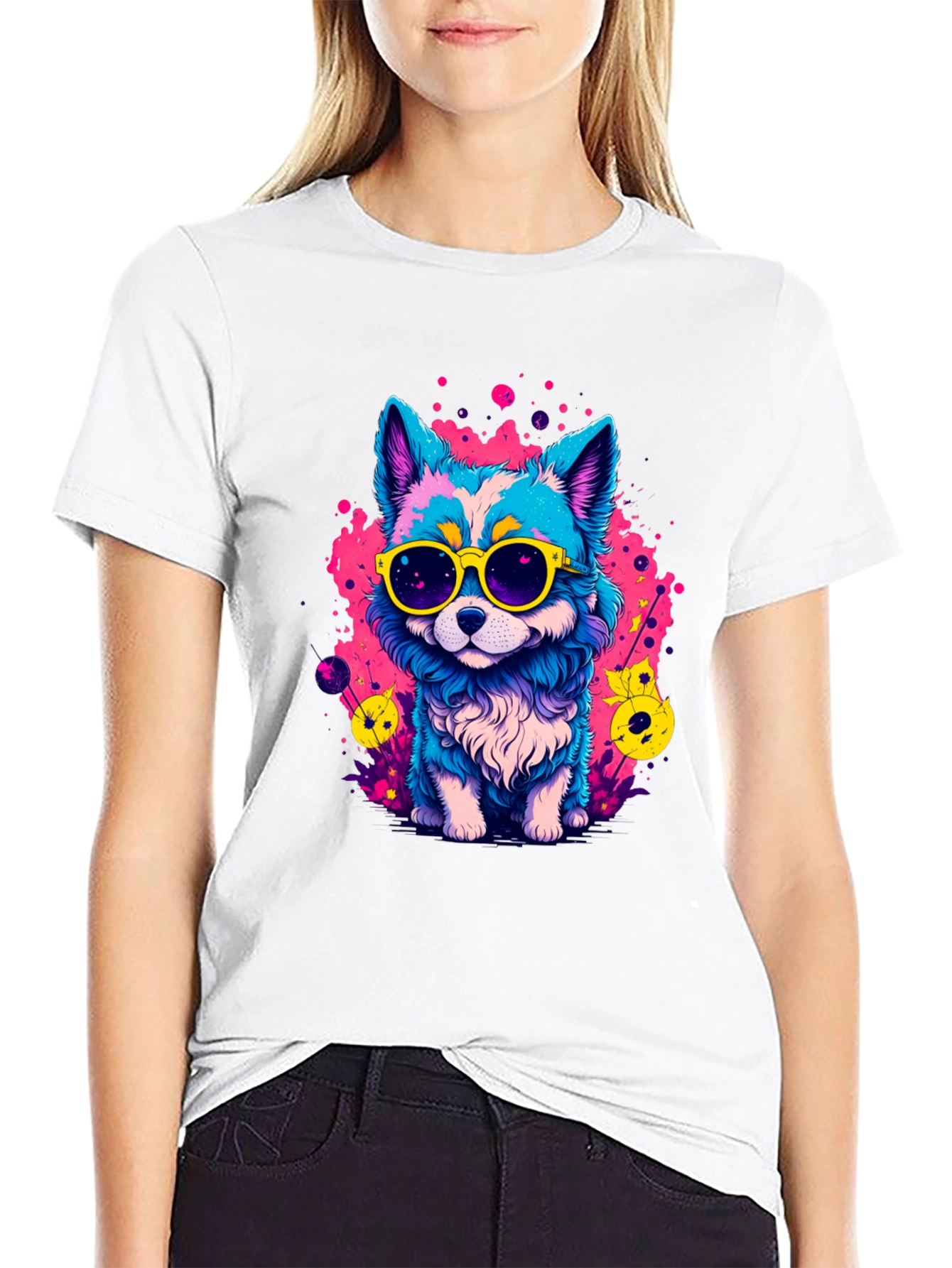Cool Cartoon Dog T-Shirt