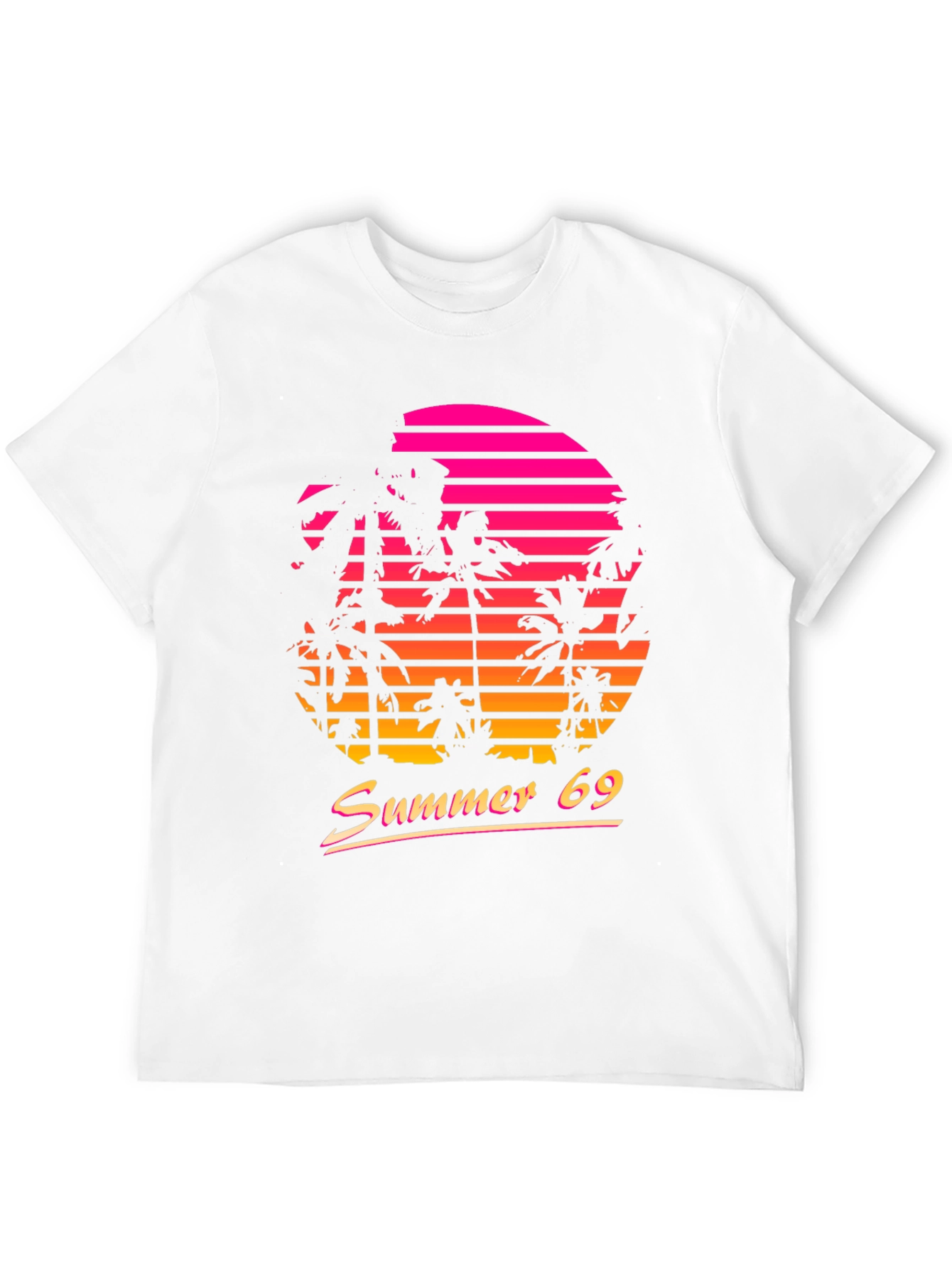 Summer 69 Retro Sunset Graphic T-Shirt