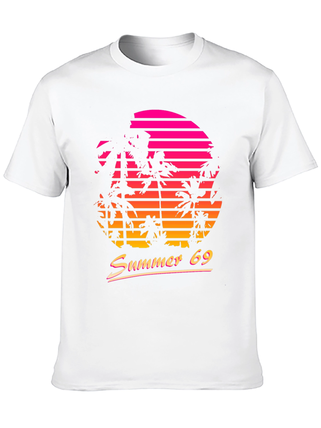 Summer 69 Retro Sunset Graphic T-Shirt