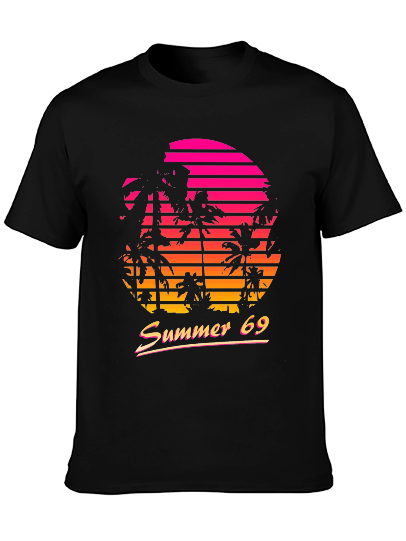 Summer 69 Retro Sunset Graphic T-Shirt