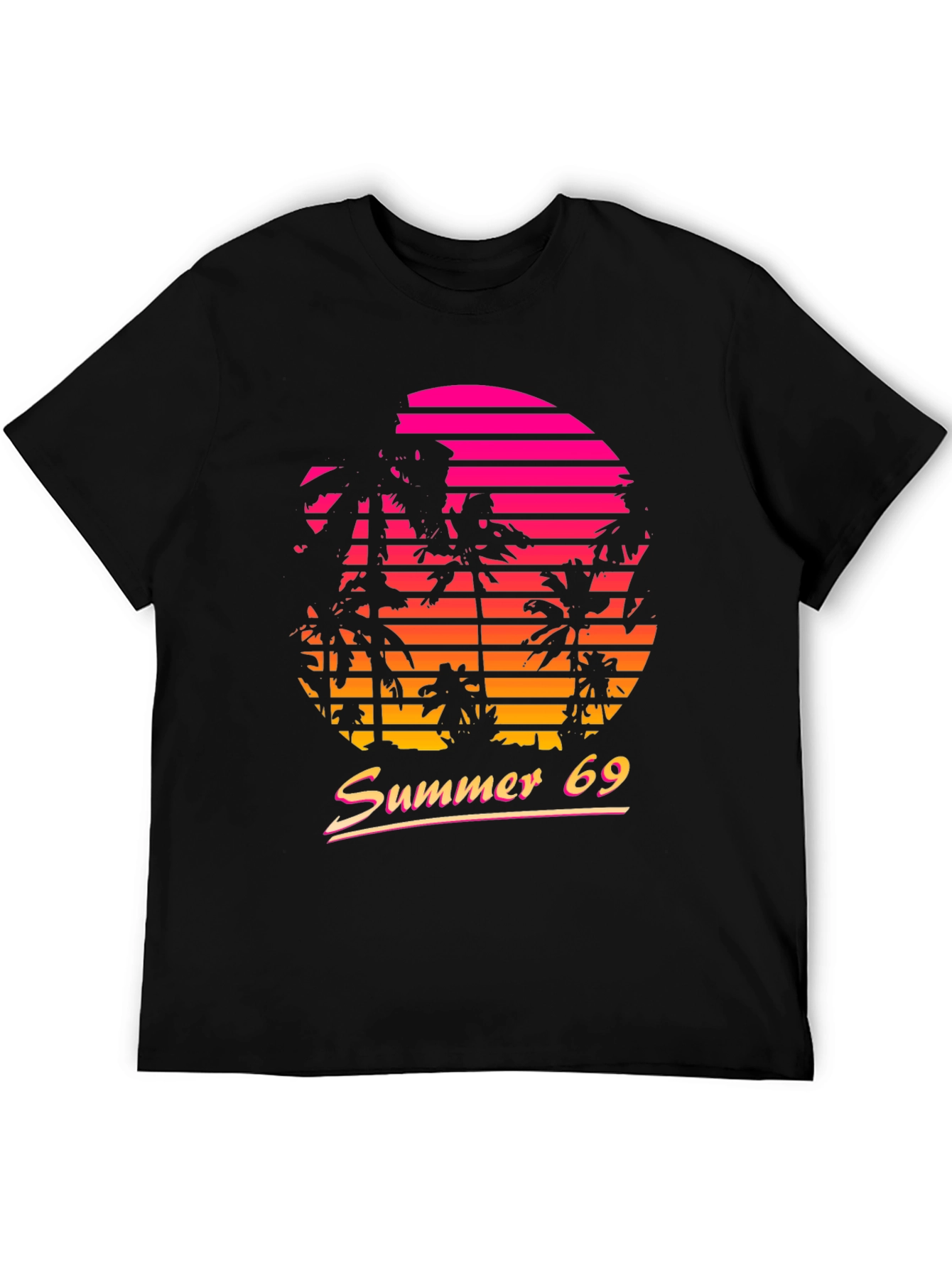 Summer 69 Retro Sunset Graphic T-Shirt