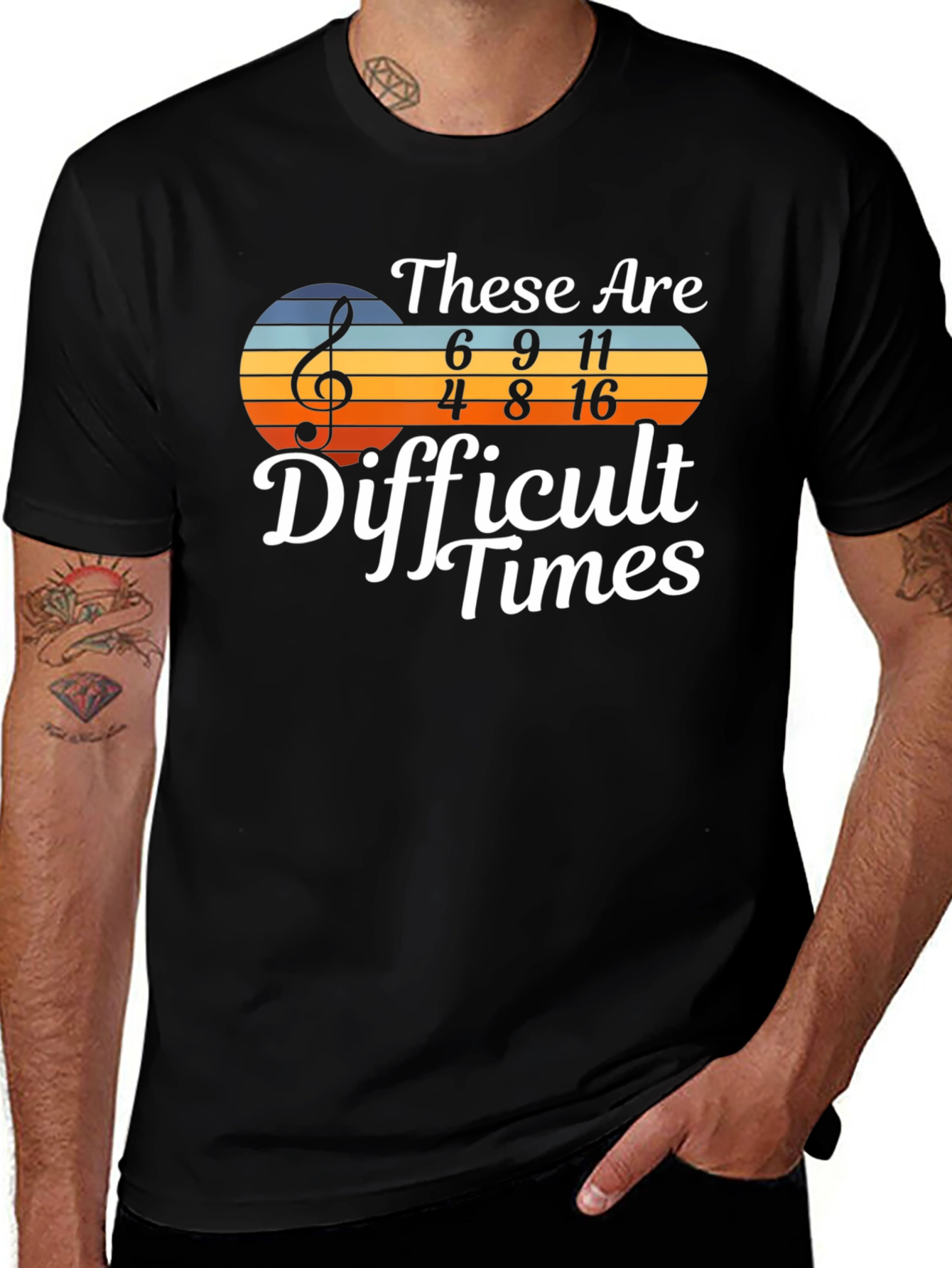 Difficult Times Music T-Shirt