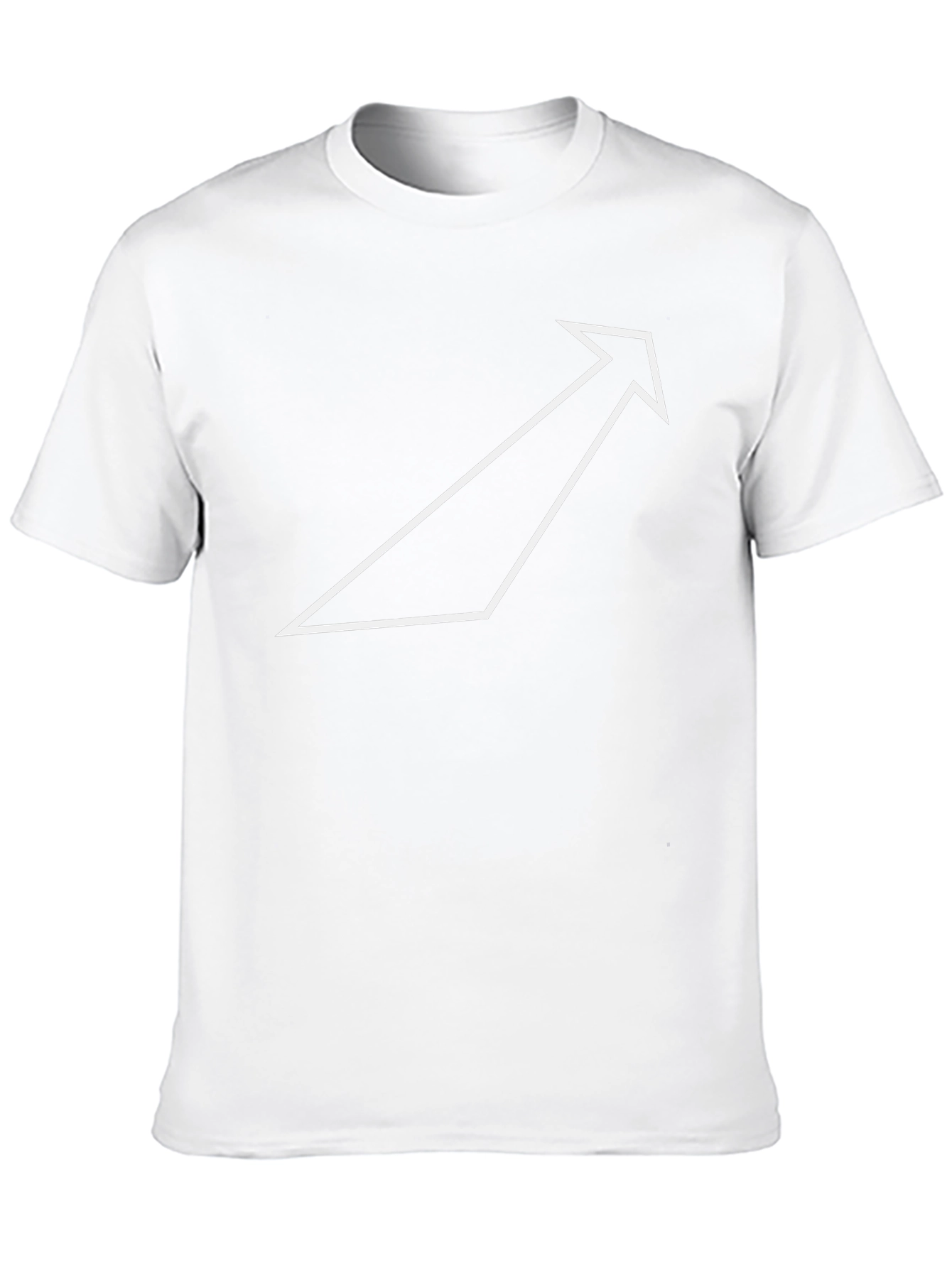 Modern Arrow Graphic Tee - Black