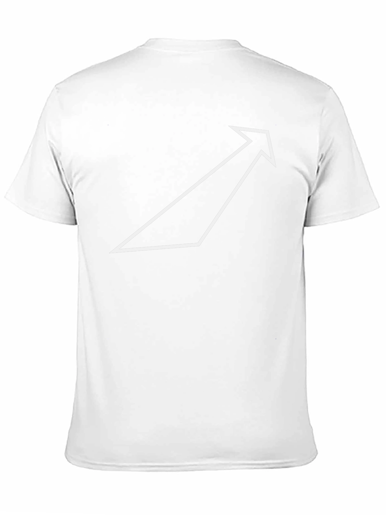 Modern Arrow Graphic Tee - Black